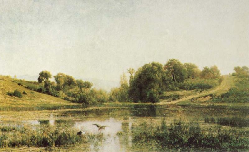 Charles Francois Daubigny Landscape at Gylieu oil painting picture